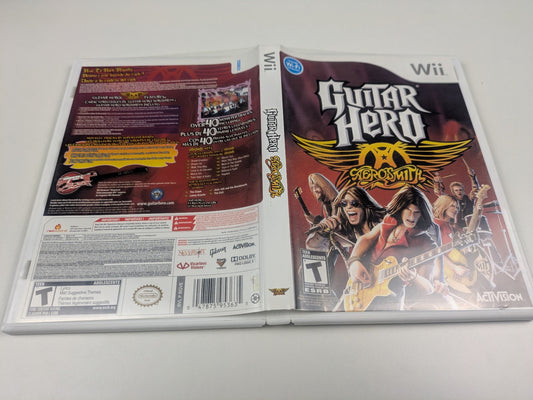 Guitar Hero: Aerosmith (Nintendo Wii, 2008) CIB