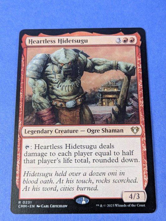 MTG Magic: Commander Masters: Heartless Hidetsugu #0231 Rare - NM