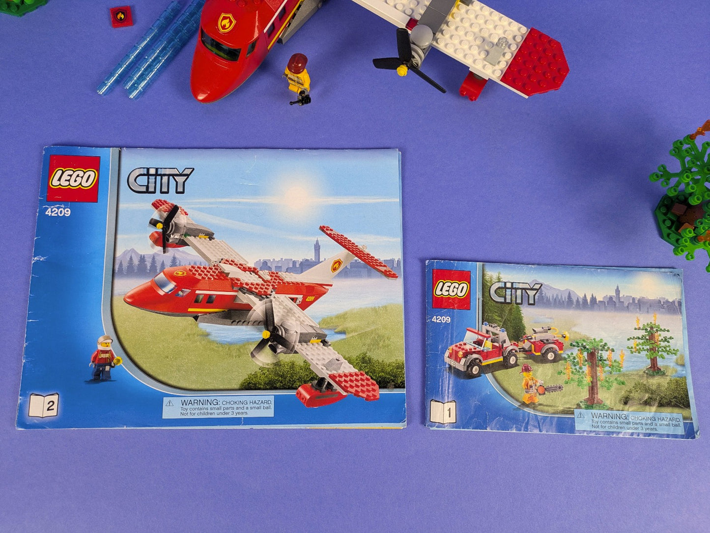 Lego Town: City: Fire: Fire Plane 4209 - w/ Instructions