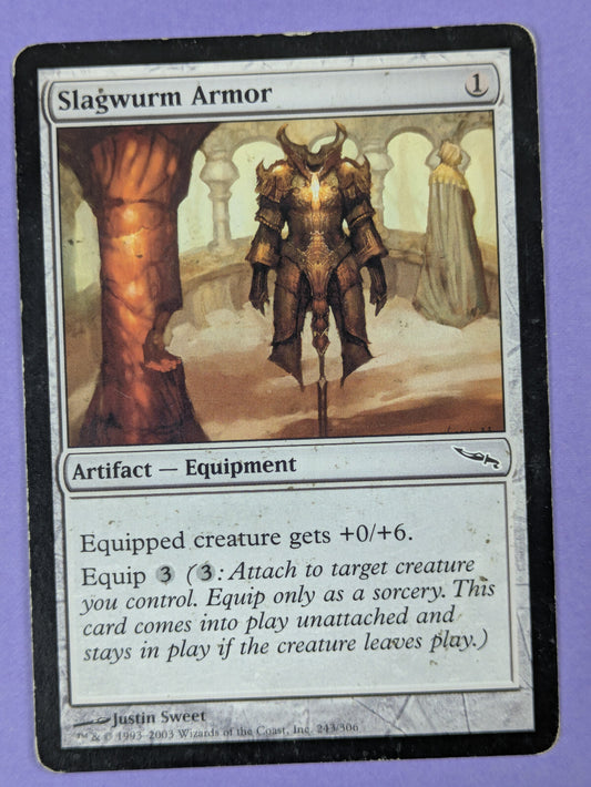 MTG Magic The Gathering: Mirrodin: Slagwurm Armor #243/306 Common - HP