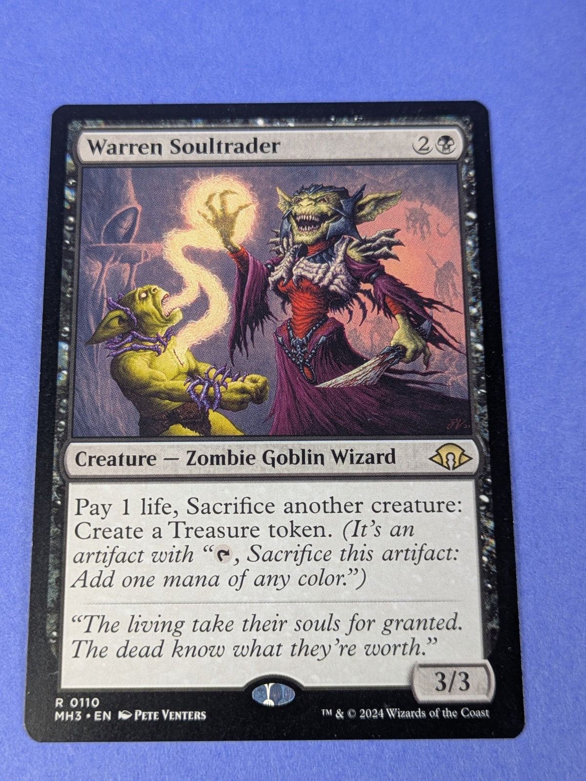 MTG Magic: Modern Horizons 3: Warren Soultrader #0110 Rare - NM