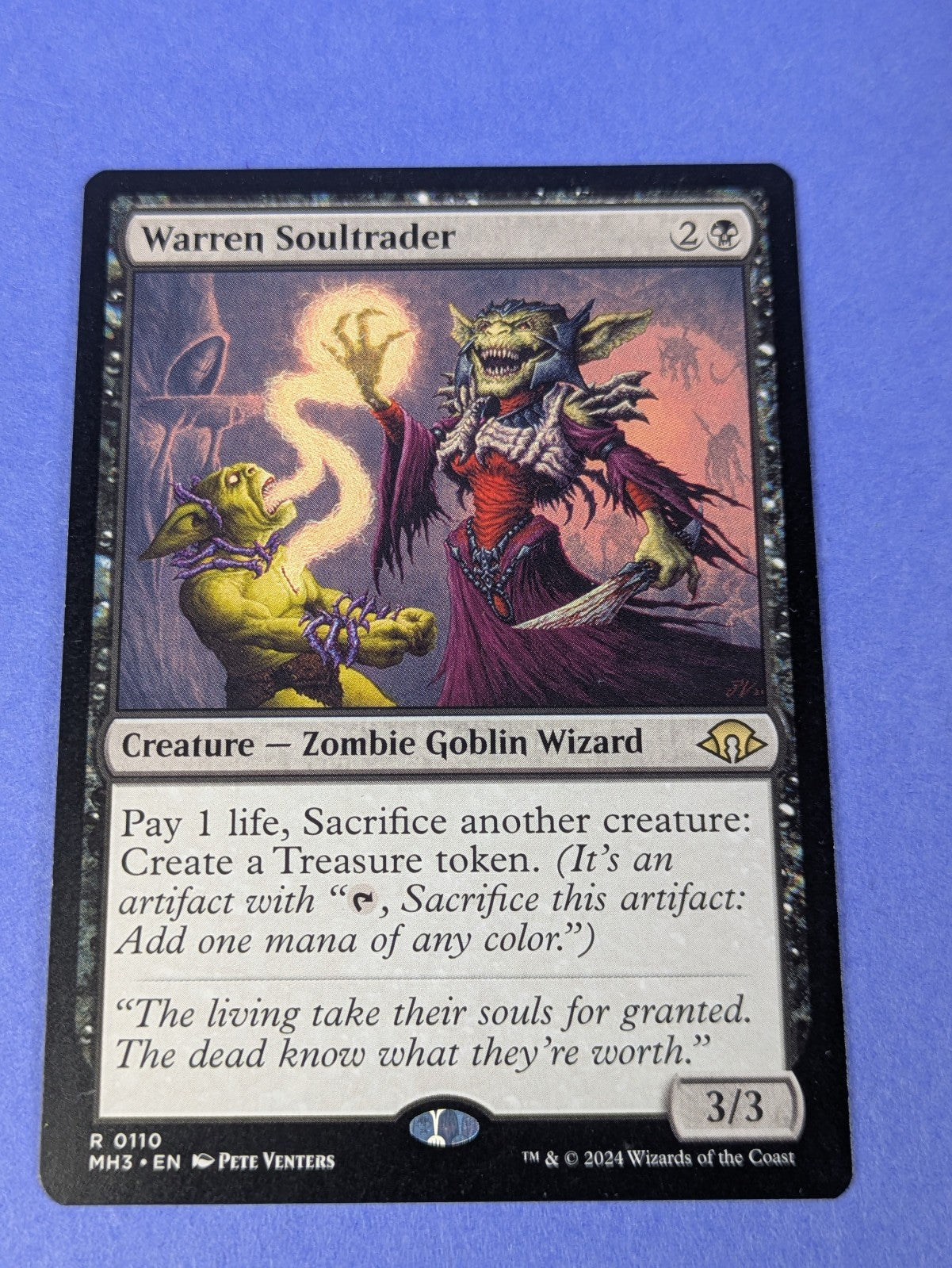 MTG Magic: Modern Horizons 3: Warren Soultrader #0110 Rare - NM