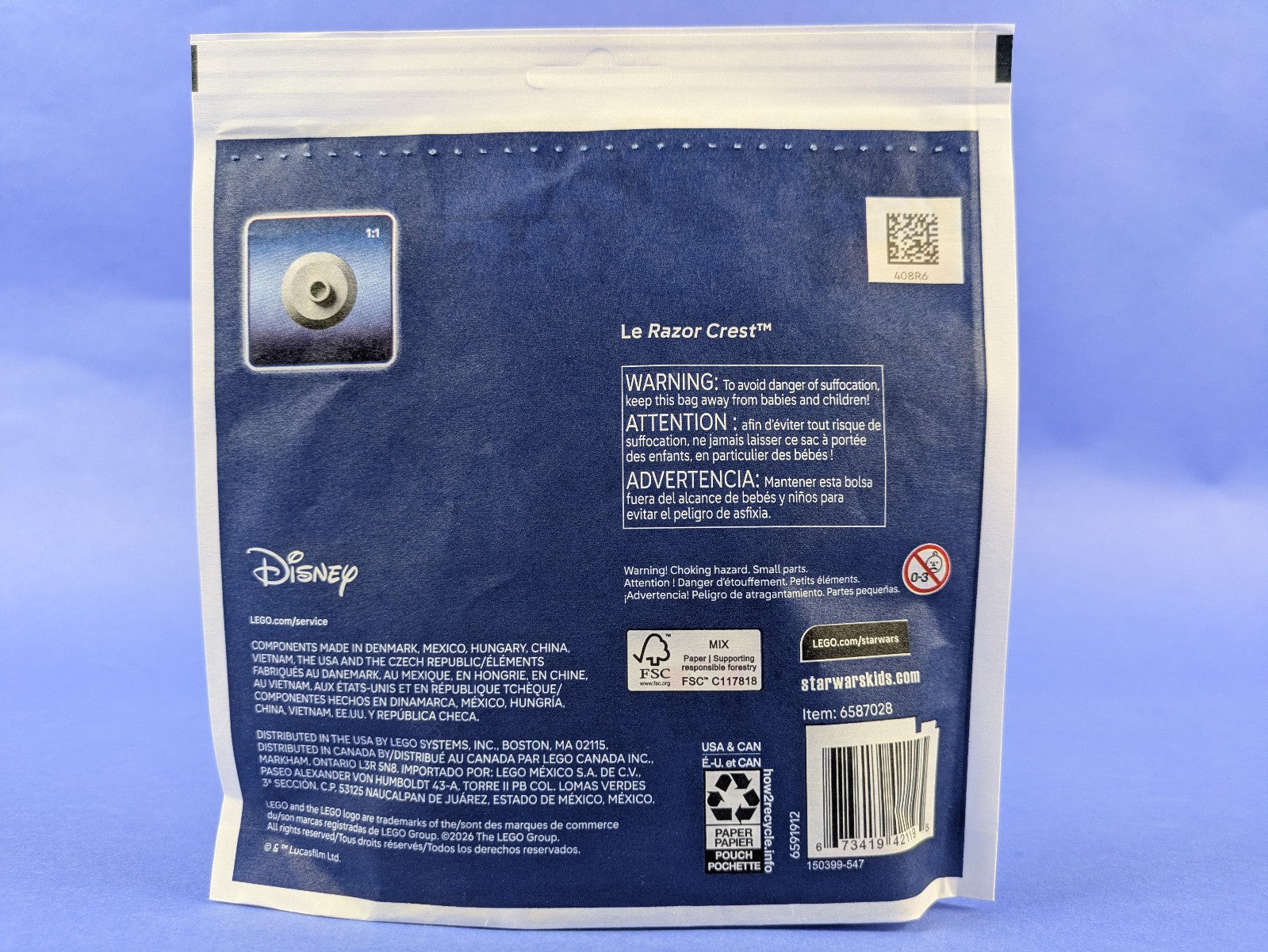 LEGO Star Wars The Razor Crest - Mini paper bag 30728