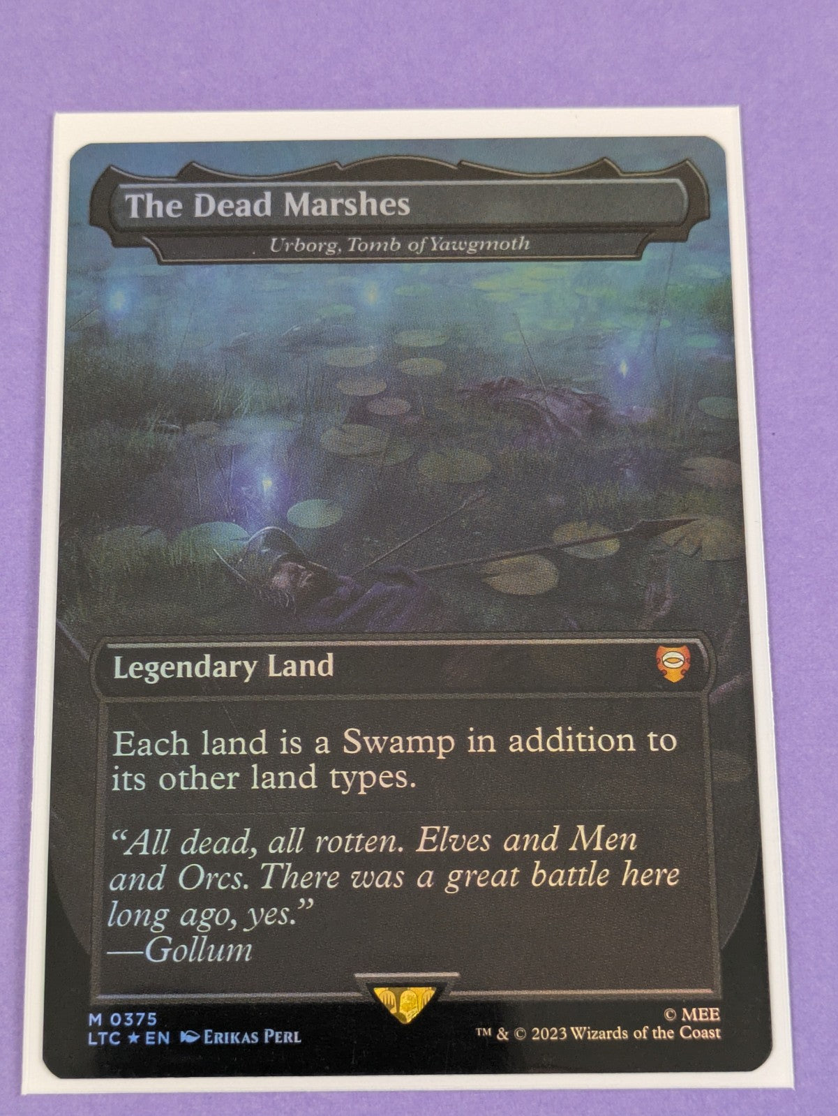 MTG: LOTR: The Dead Marshes - Urborg, Tomb of Yawgmoth Foil #0375 Mythic - NM