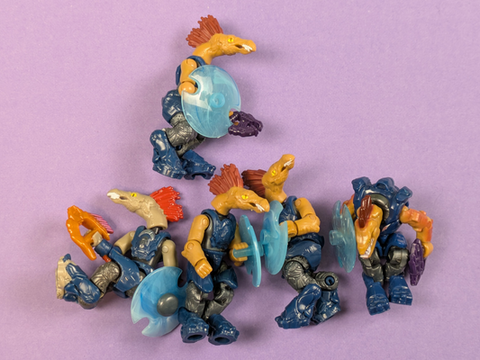 HALO Mega Bloks Construx Blue Jackal Freebooter Minifigure (5X) GNB25 Series 14