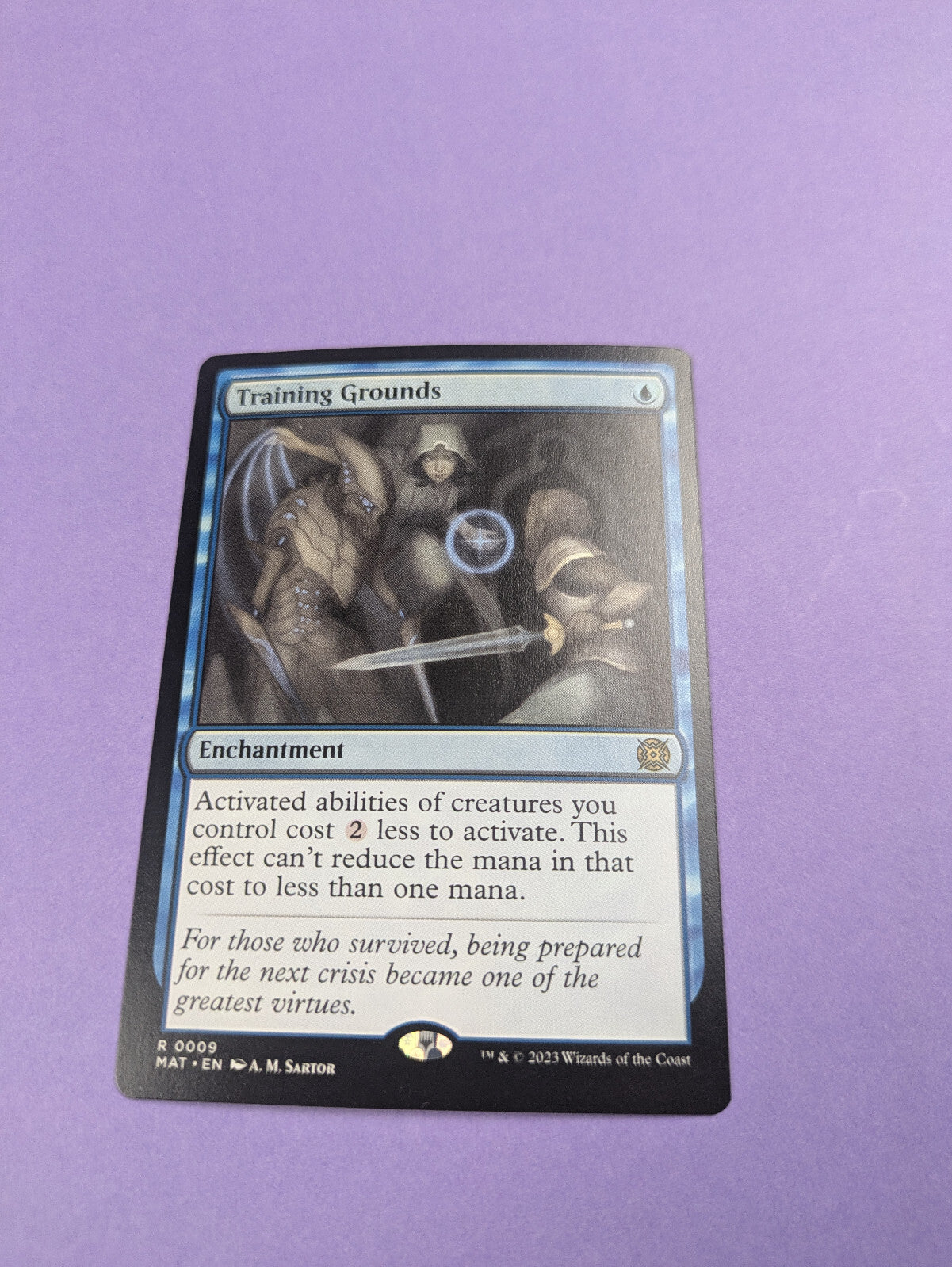 Magic The Gathering: March of the Machine: The Aftermath: Training Grounds - NM