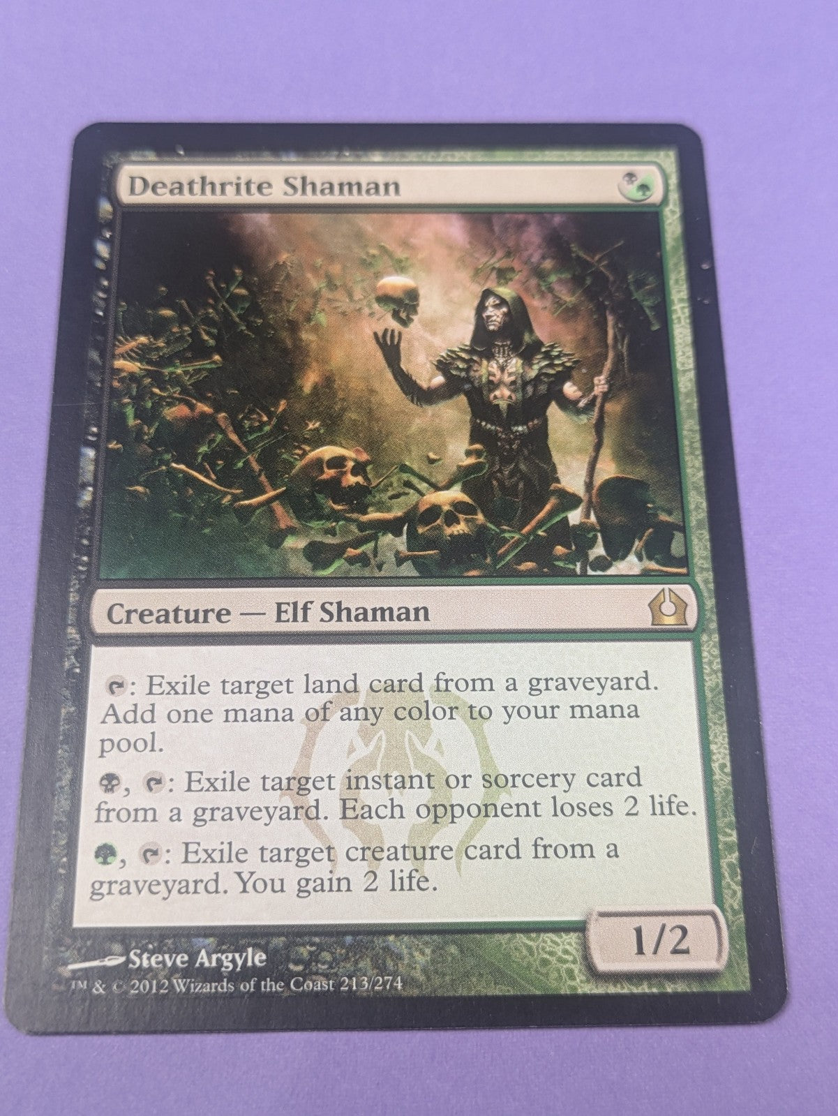 MTG Magic: Return to Ravnica: Deathrite Shaman #213/274 Rare - NM