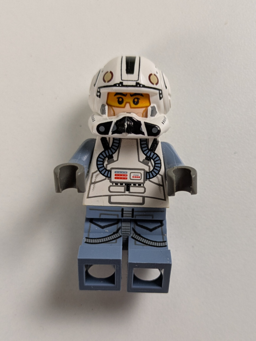 Lego Star Wars: ARC-170 Starfighter Set 8088 - Incomplete Minifigures