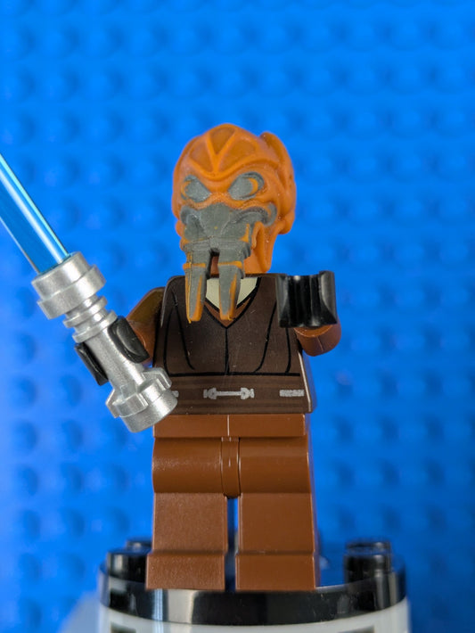 Lego Star Wars: The Clone Wars: Plo Koon - Dark Brown Robe sw0198 Set 7676
