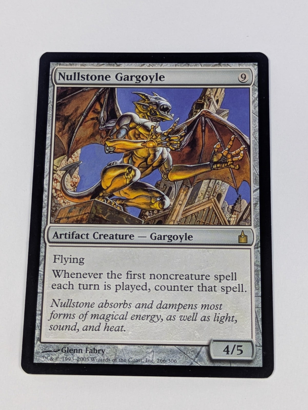 MTG Magic: Ravnica: City of Guilds: Nullstone Gargoyle #266/306 Rare - LP