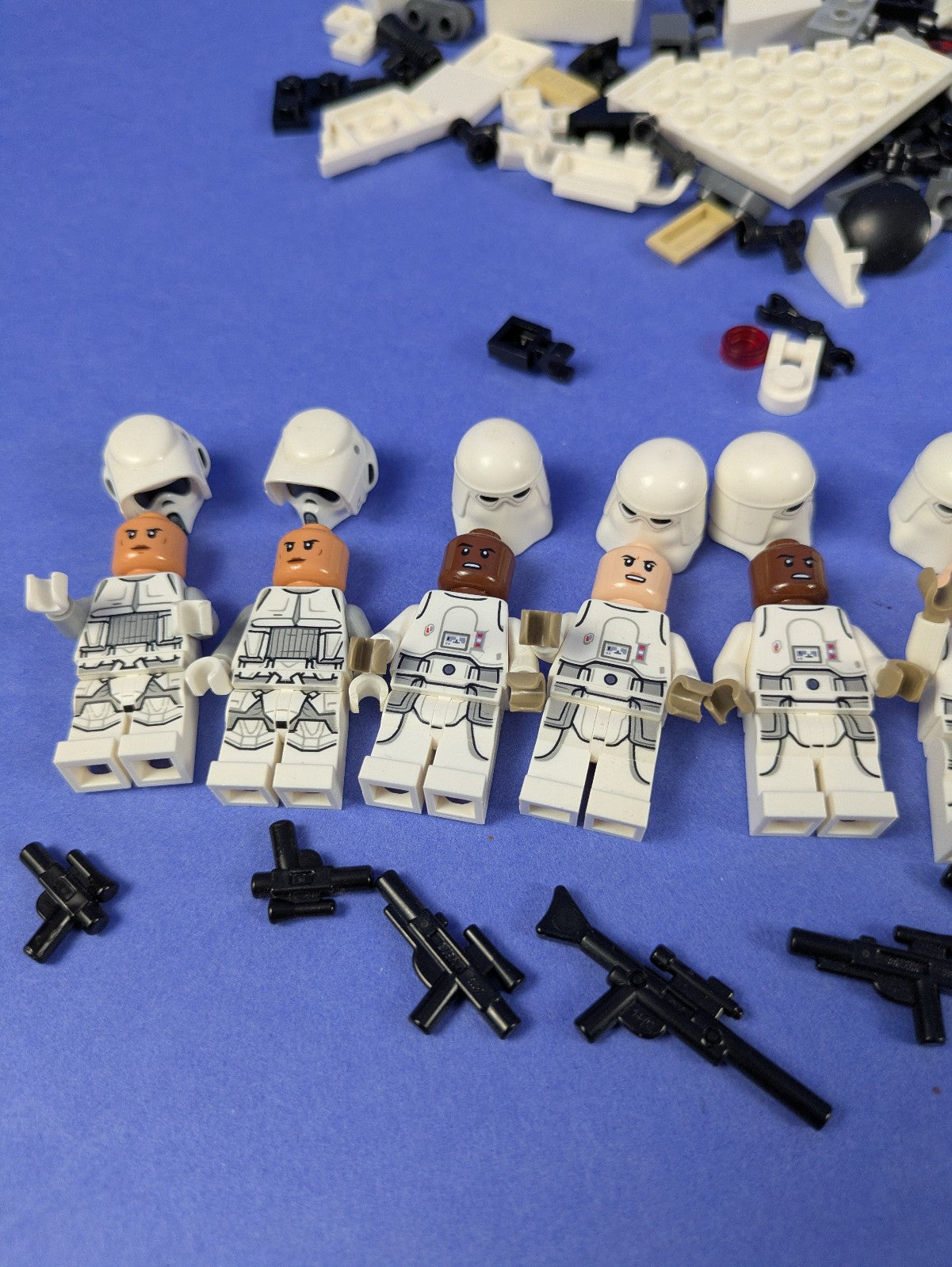 LEGO Star Wars Snow Trooper, Imperial Scout Trooper, & Hoth Rebel Trooper (14X)