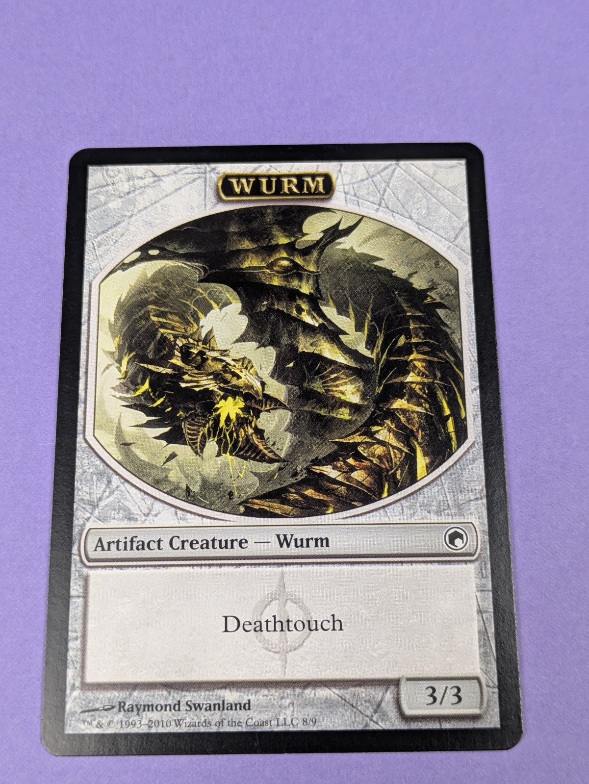 MTG Magic the Gathering: Scars of Mirrodin Tokens: Wurm #8/9 Token - NM