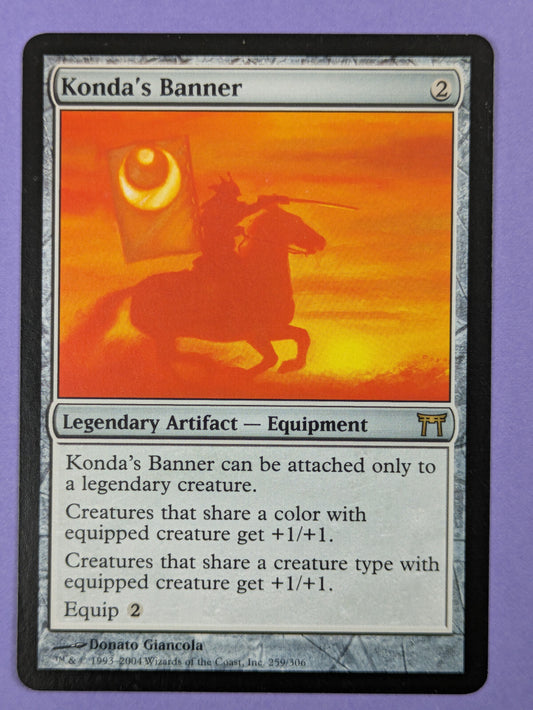 MTG Magic: Champions of Kamigawa: Konda's Banner #259/306 Rare - NM