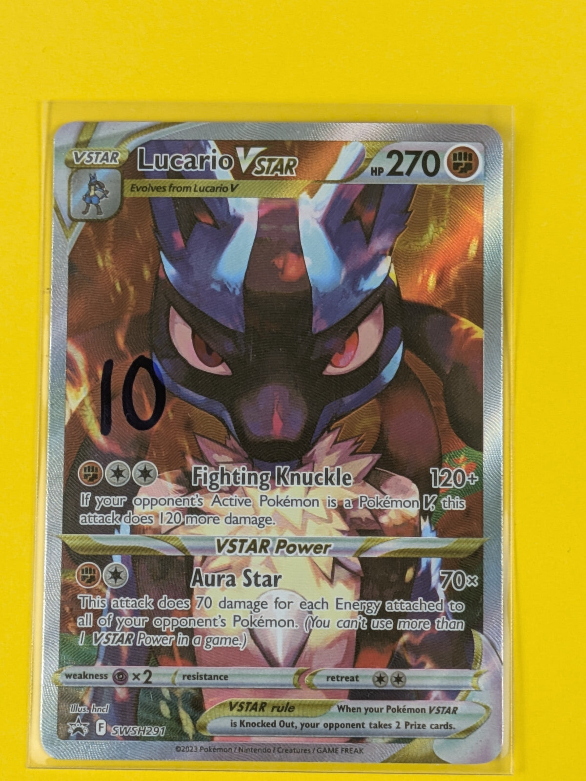 Lucario VSTAR - SWSH291 - Promo Sword & Shield Promos - Pokemon Card - NM