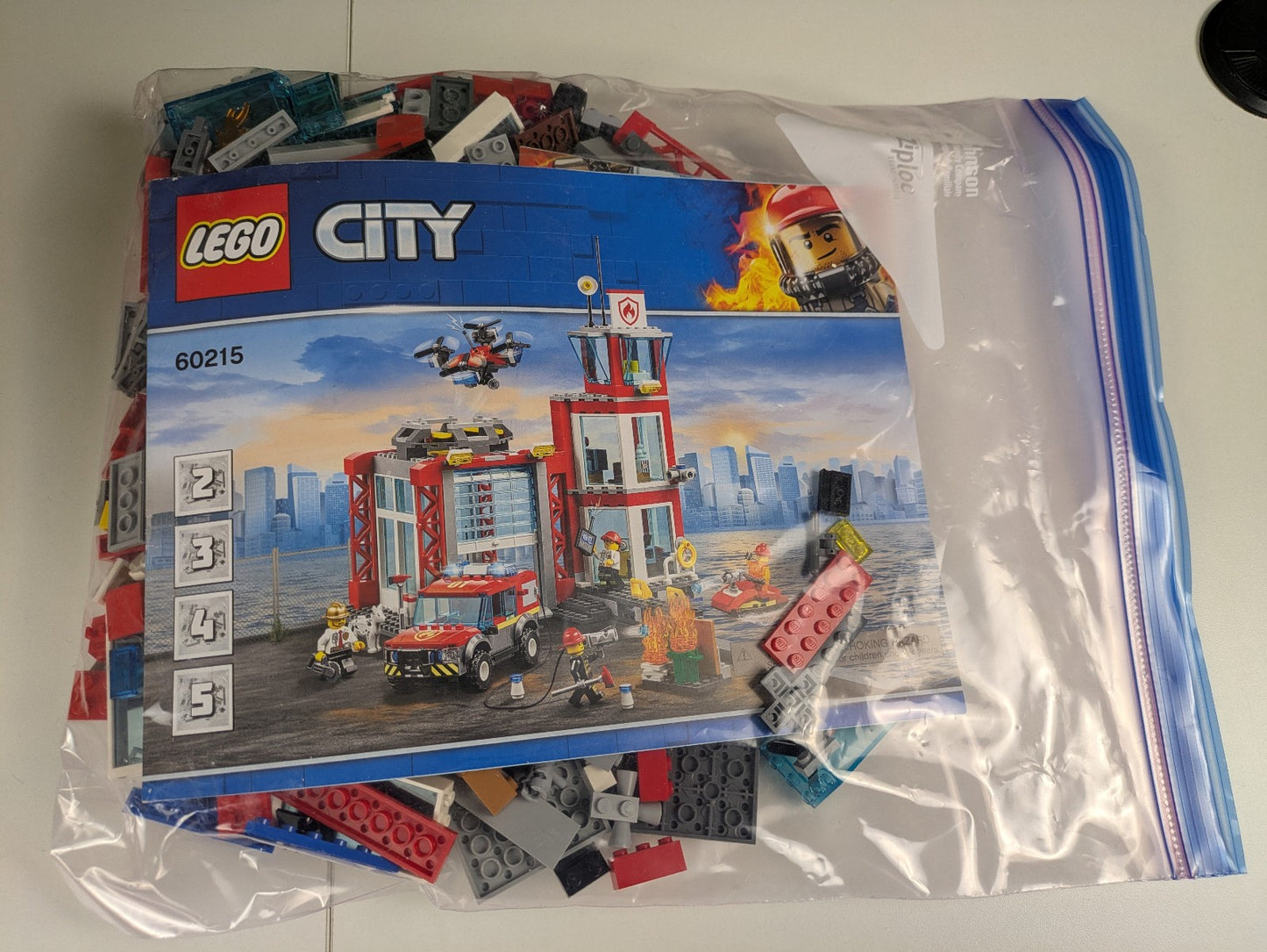 Lego Town: City: Fire: Fire Station Set 60215 - w/ Instructions