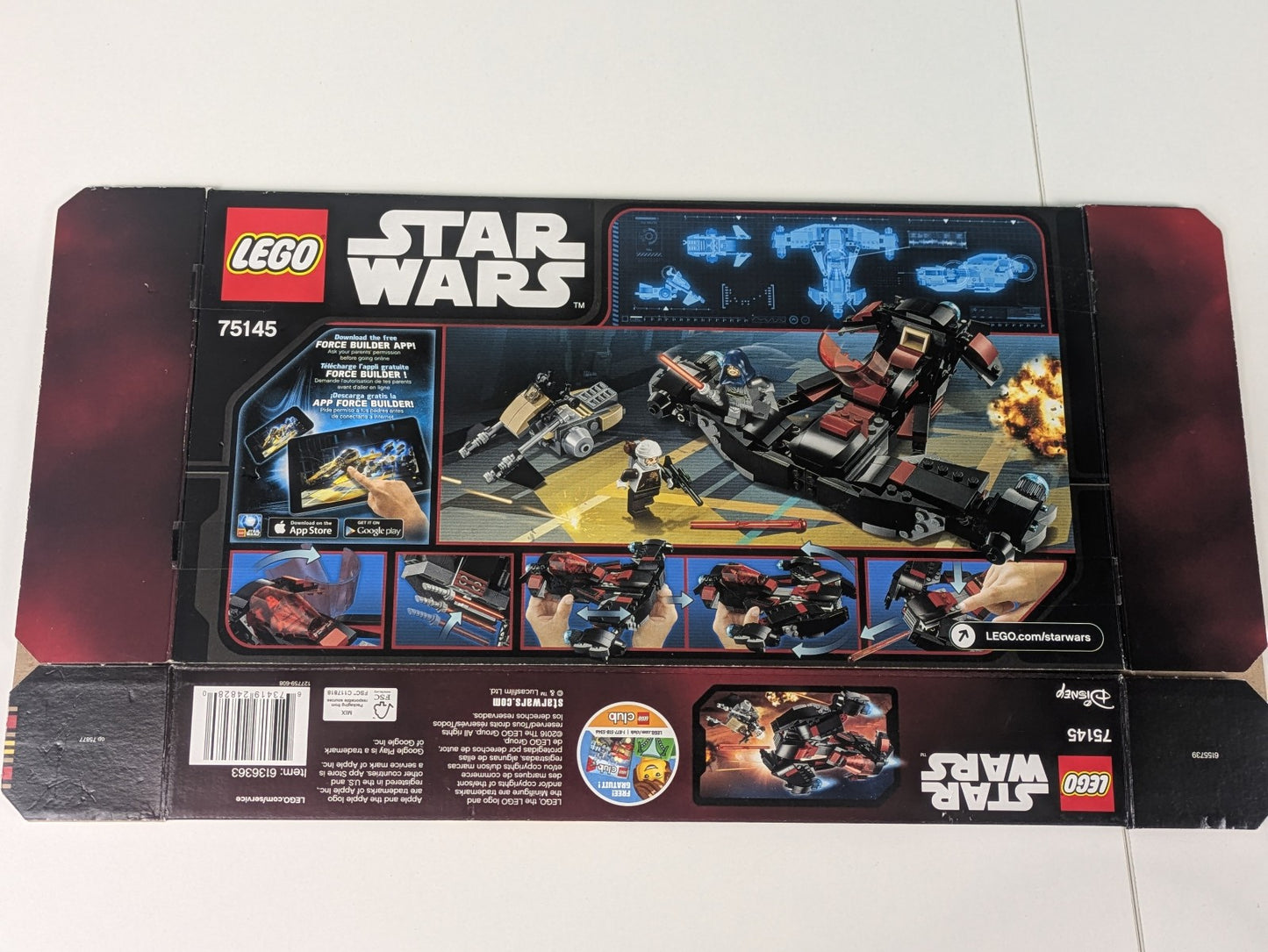 Lego Star Wars: The Freemaker Adventures: Eclipse Fighter Set 75145 - Incomplete