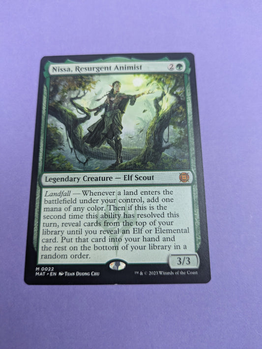 MTG March of the Machine: The Aftermath: Nissa, Resurgent Animist Mythic Foil NM