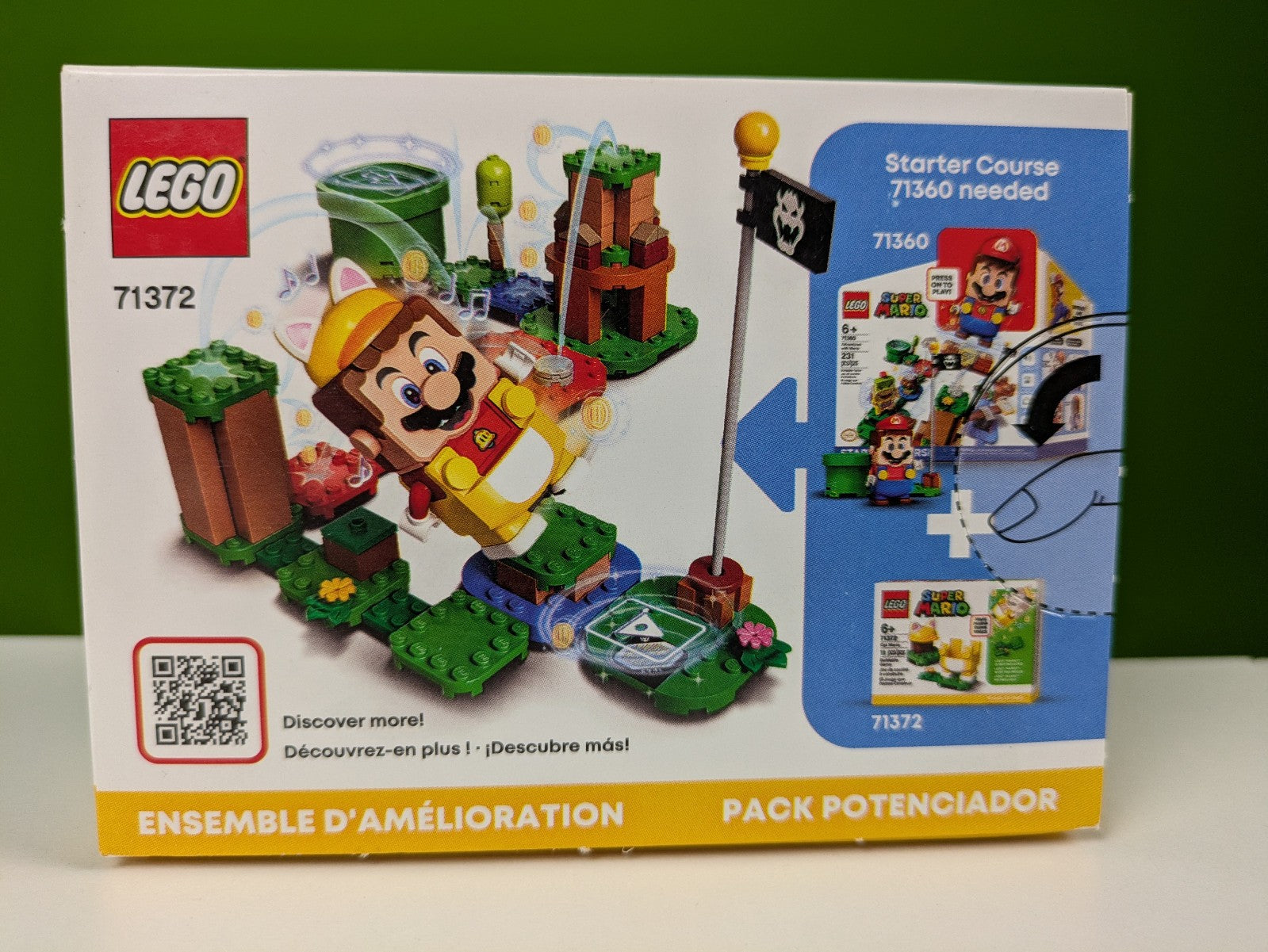 Lego Super Mario: Cat Mario - Power-Up Pack Set 71372 BRAND NEW