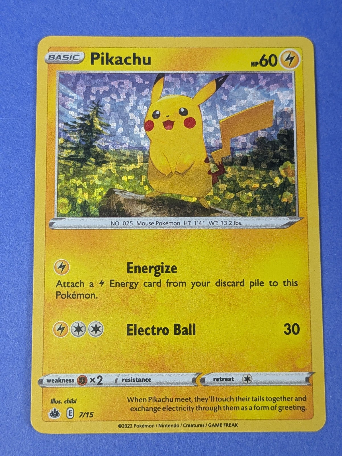 Pikachu - 7/15 - Promo McDonald's Collection 2022 - Pokemon Card - NM