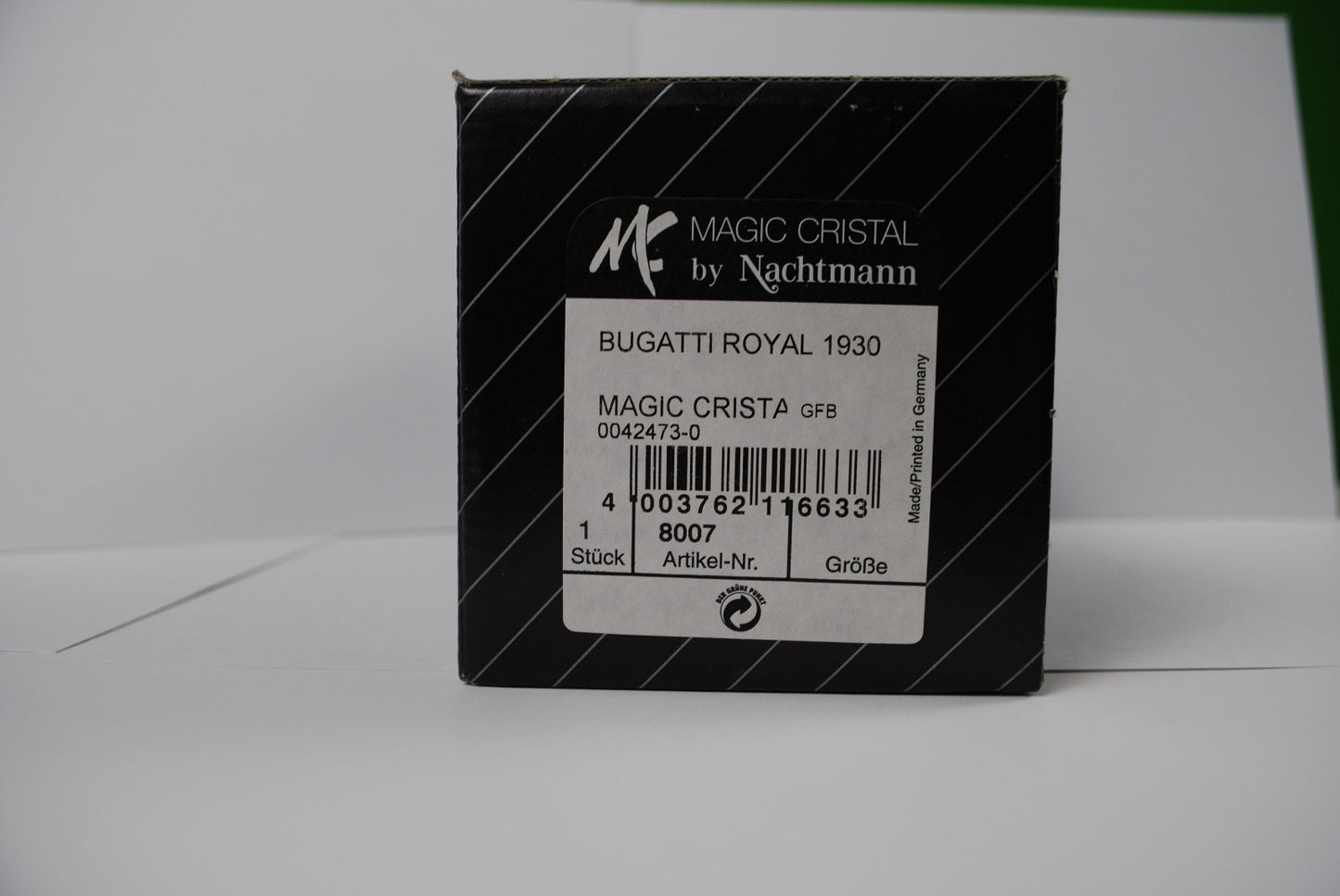 Hofbauer Magic Crystal Bugatti Royal 1930 8700 Glass Car Vehicle Paperweight