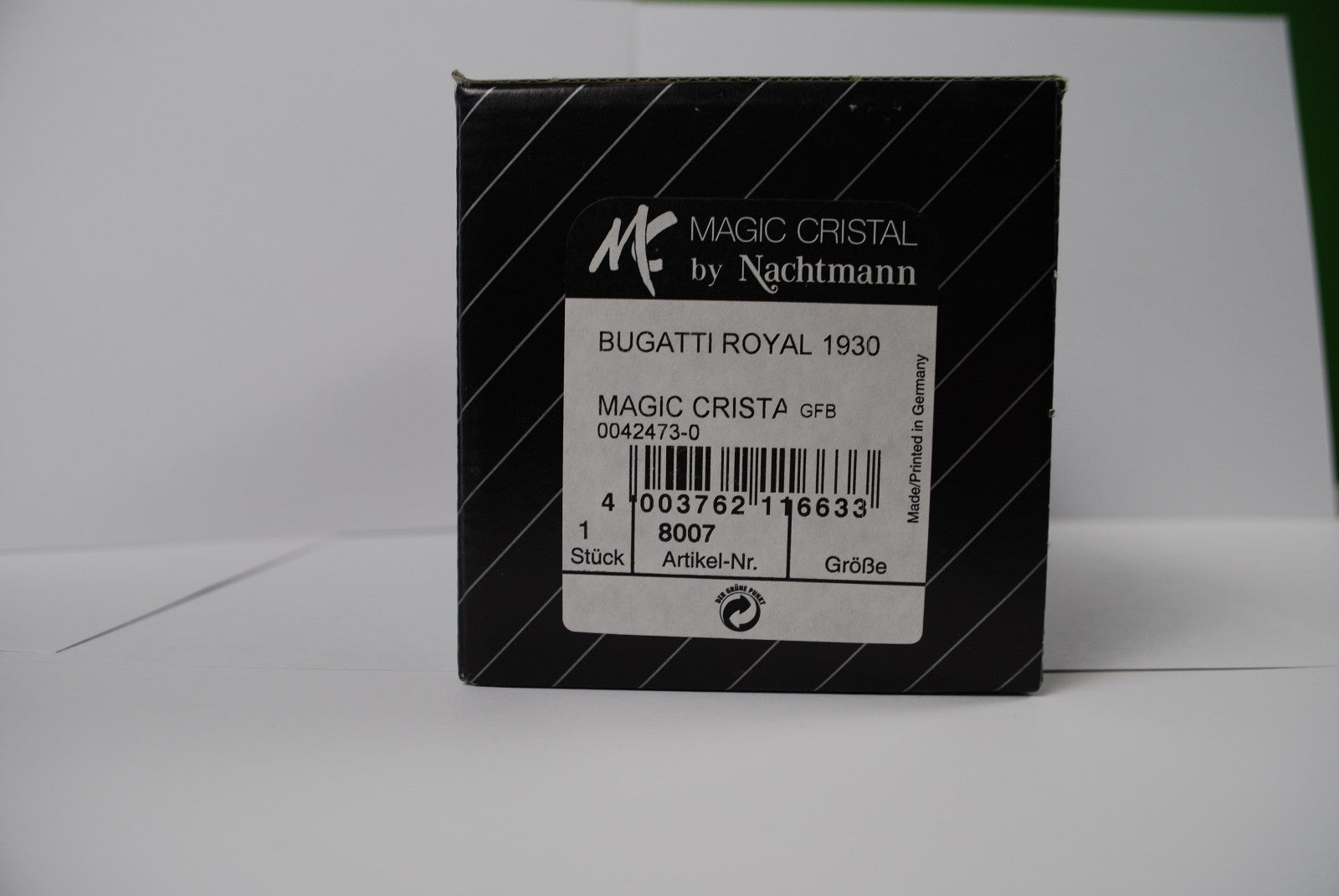 Hofbauer Magic Crystal Bugatti Royal 1930 8700 Glass Car Vehicle Paperweight