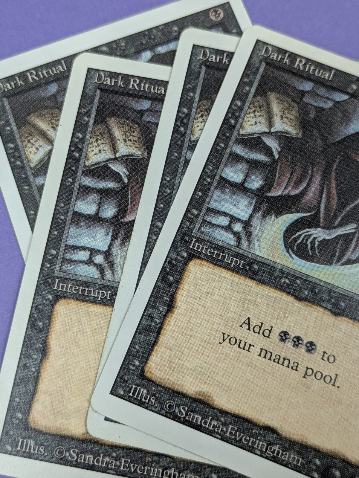 MTG Magic the Gathering: Revised Edition: Dark Ritual #99 Common - NM ...