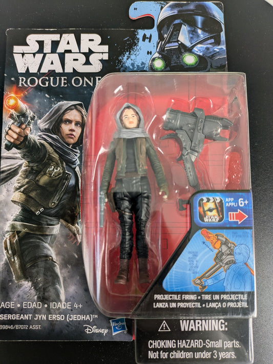 Hasbro Star Wars Rogue One Sergeant Jyn Erso B9846 Action Figures 3.75" NIB