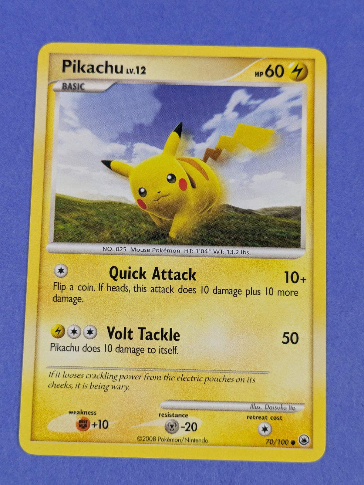Pikachu - 70/100 - Common Majestic Dawn - Pokemon Card - LP