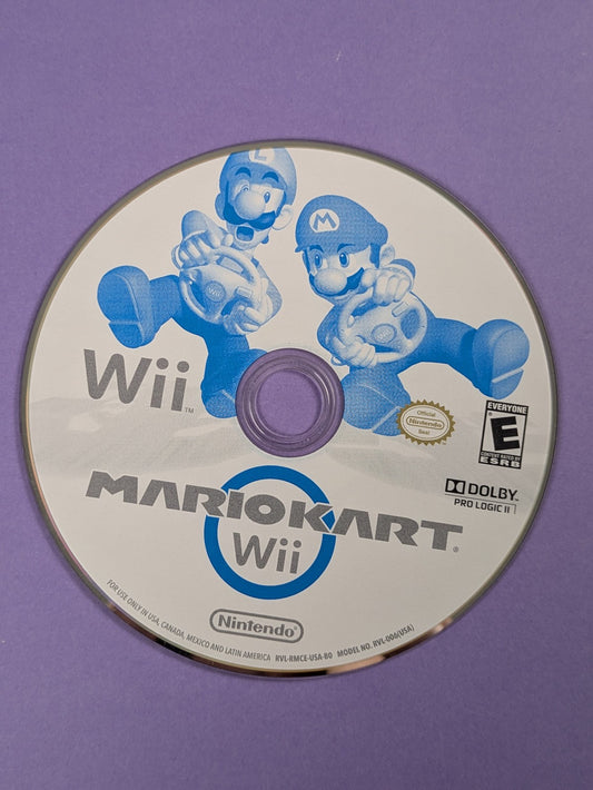 Nintendo Wii Video Game: Mario Kart Wii (Nintendo Wii, 2007) Disc Only