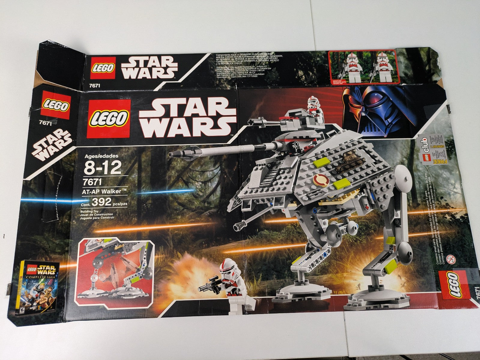 Lego Star Wars: Episode 3: AT-AP Walker Set 7671 - Complete Set
