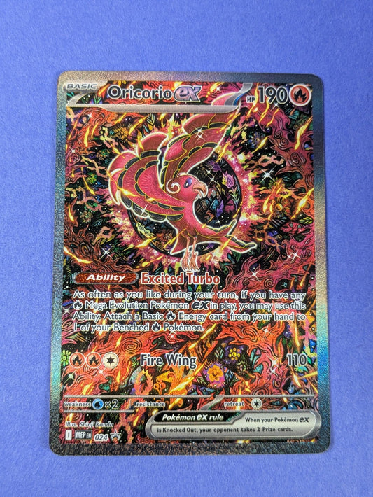 Oricorio ex - MEP024 - Holo Promo Mega Evolution Promos - Pokemon Card - NM