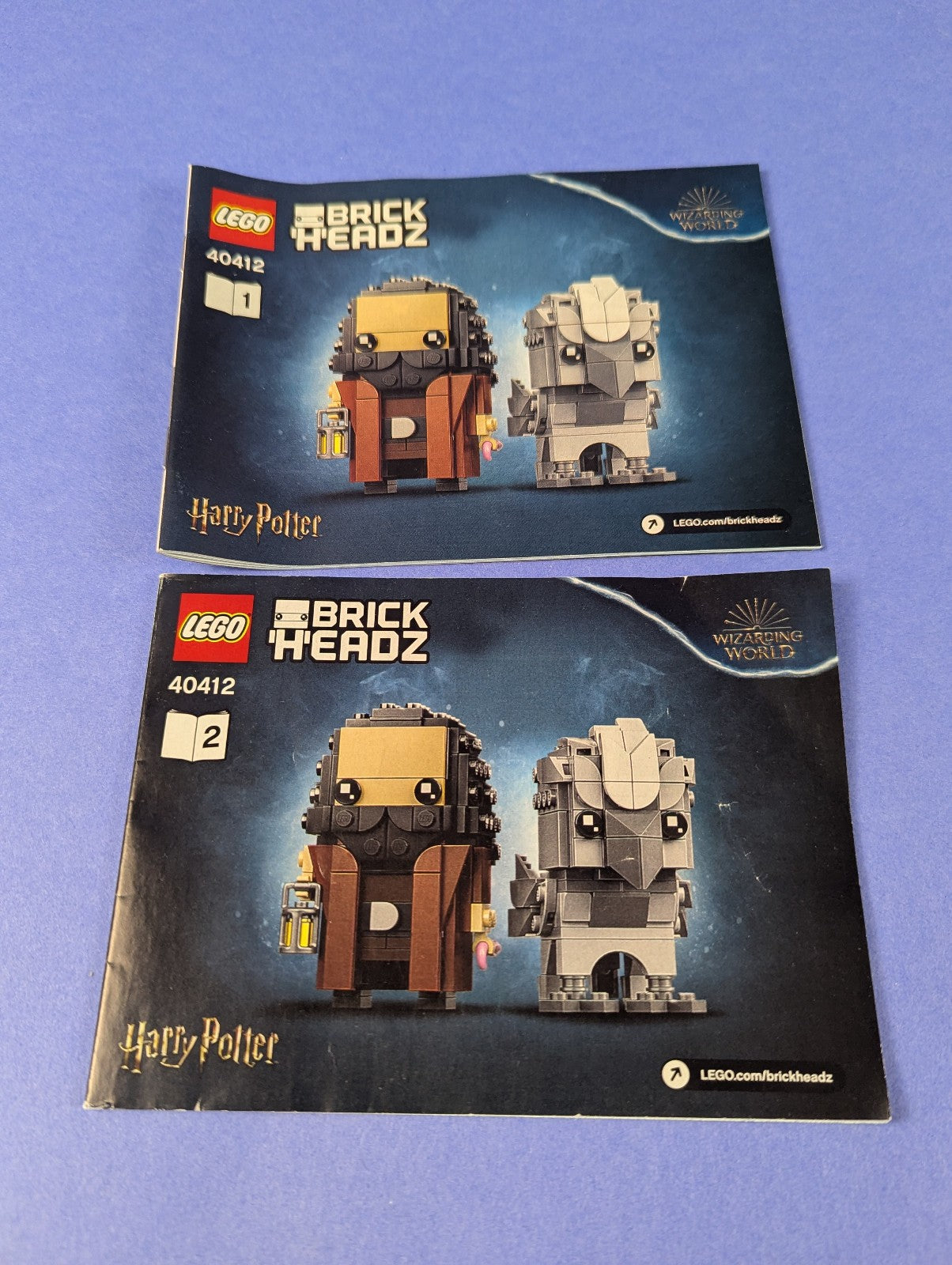 LEGO BrickHeadz Harry Potter Hagrid & Buckbeak 40412 Complete Set Pre-Owned