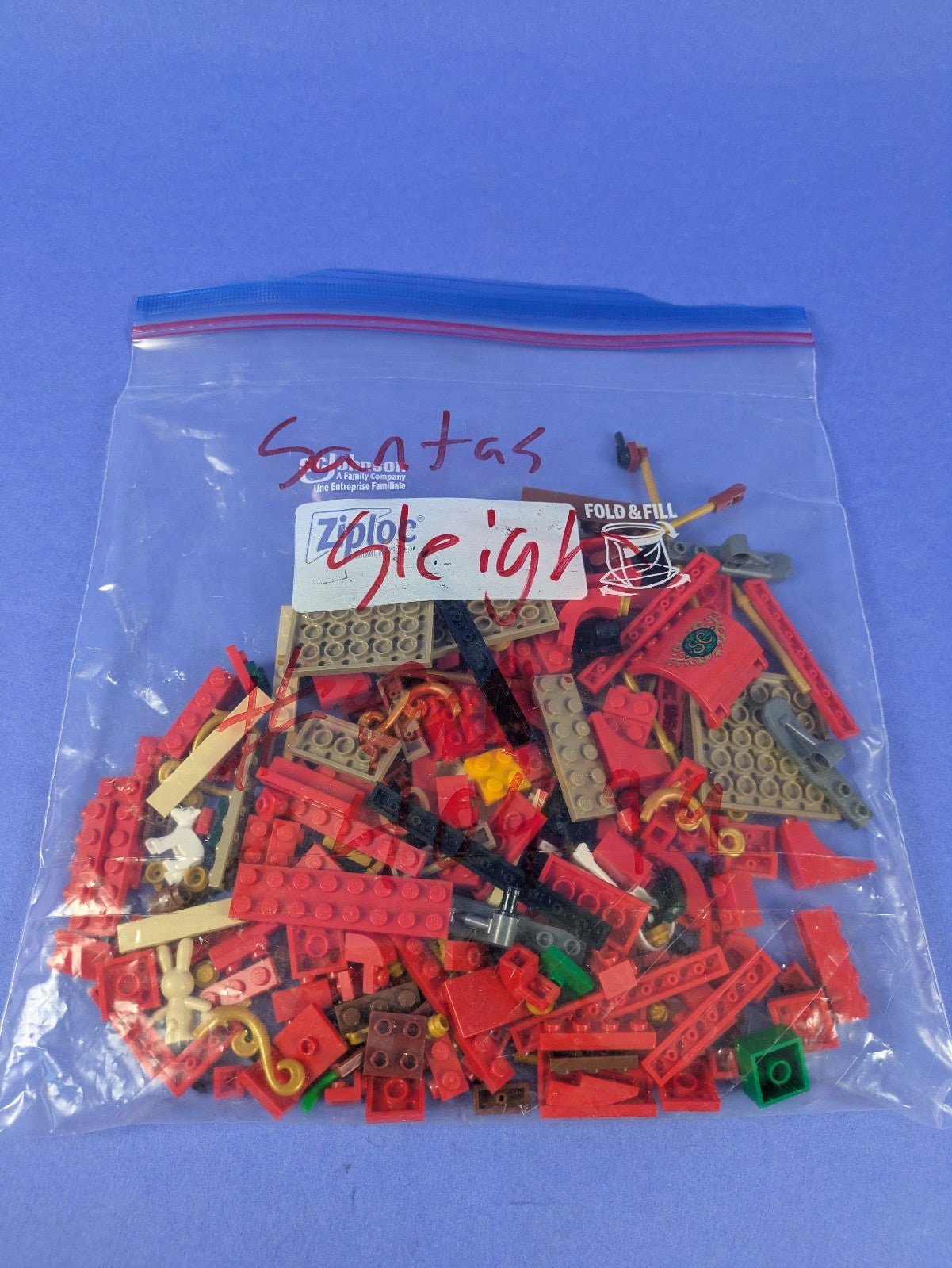 LEGO Holiday & Event Santa's Sleigh 40499 Complete Set Pre-Owned