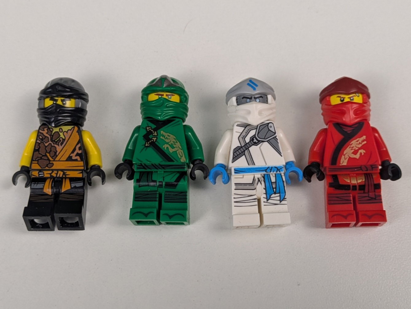 Lego NINJAGO: Cole, Zane, Kai, Lloyd (4X Bundle) Set 70670