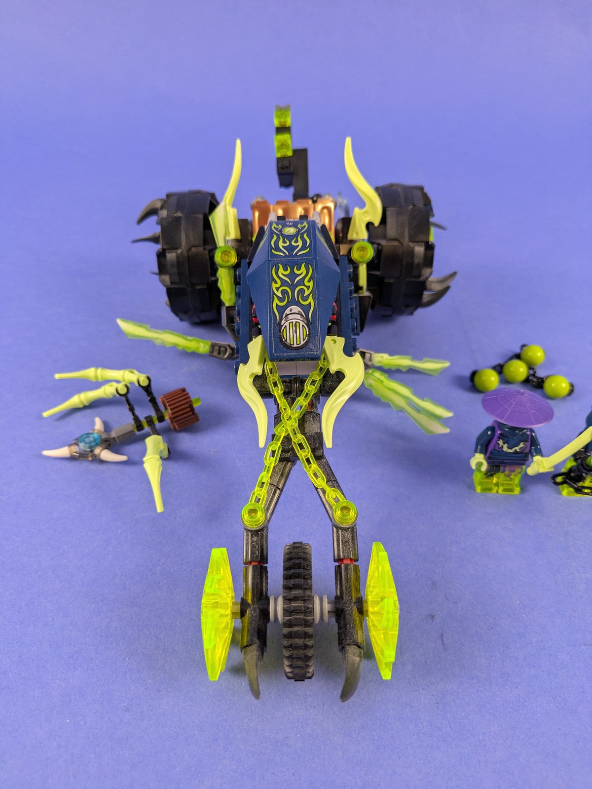 LEGO NINJAGO Chain Cycle Ambush 70730 Complete Set Pre-Owned