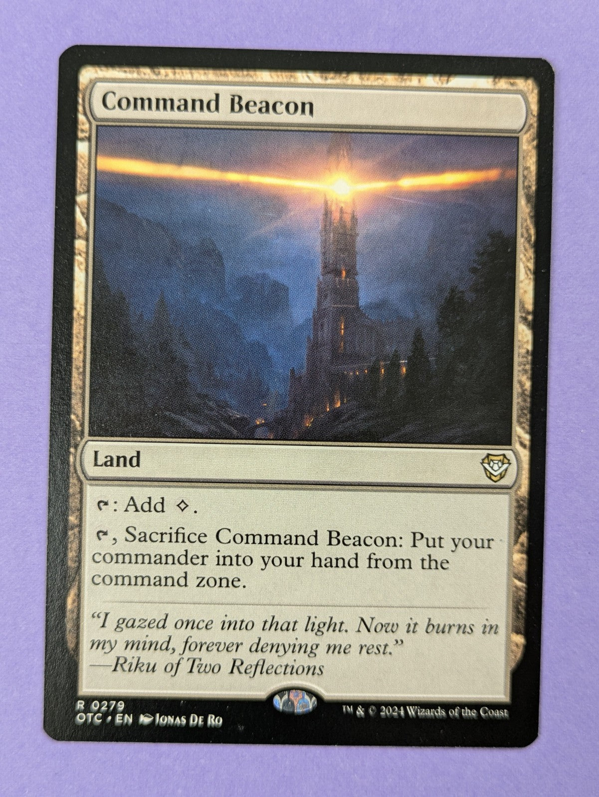 MTG: Outlaws of Thunder Junction Commander: Command Beacon #0279 Rare - NM