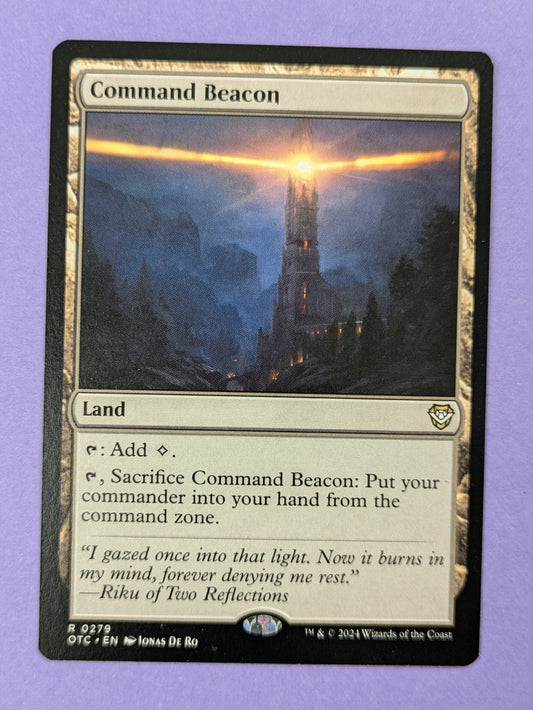 MTG: Outlaws of Thunder Junction Commander: Command Beacon #0279 Rare - NM