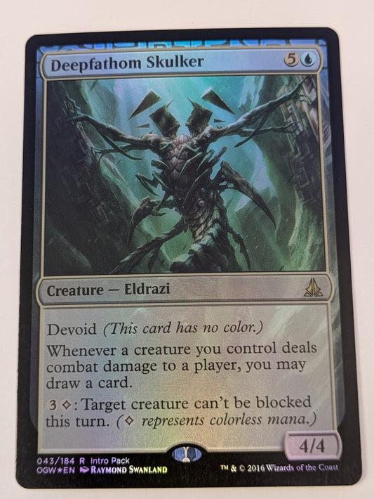 MTG: Oath of the Gatewatch: Deepfathom Skulker Foil #043/184 Rare - LP