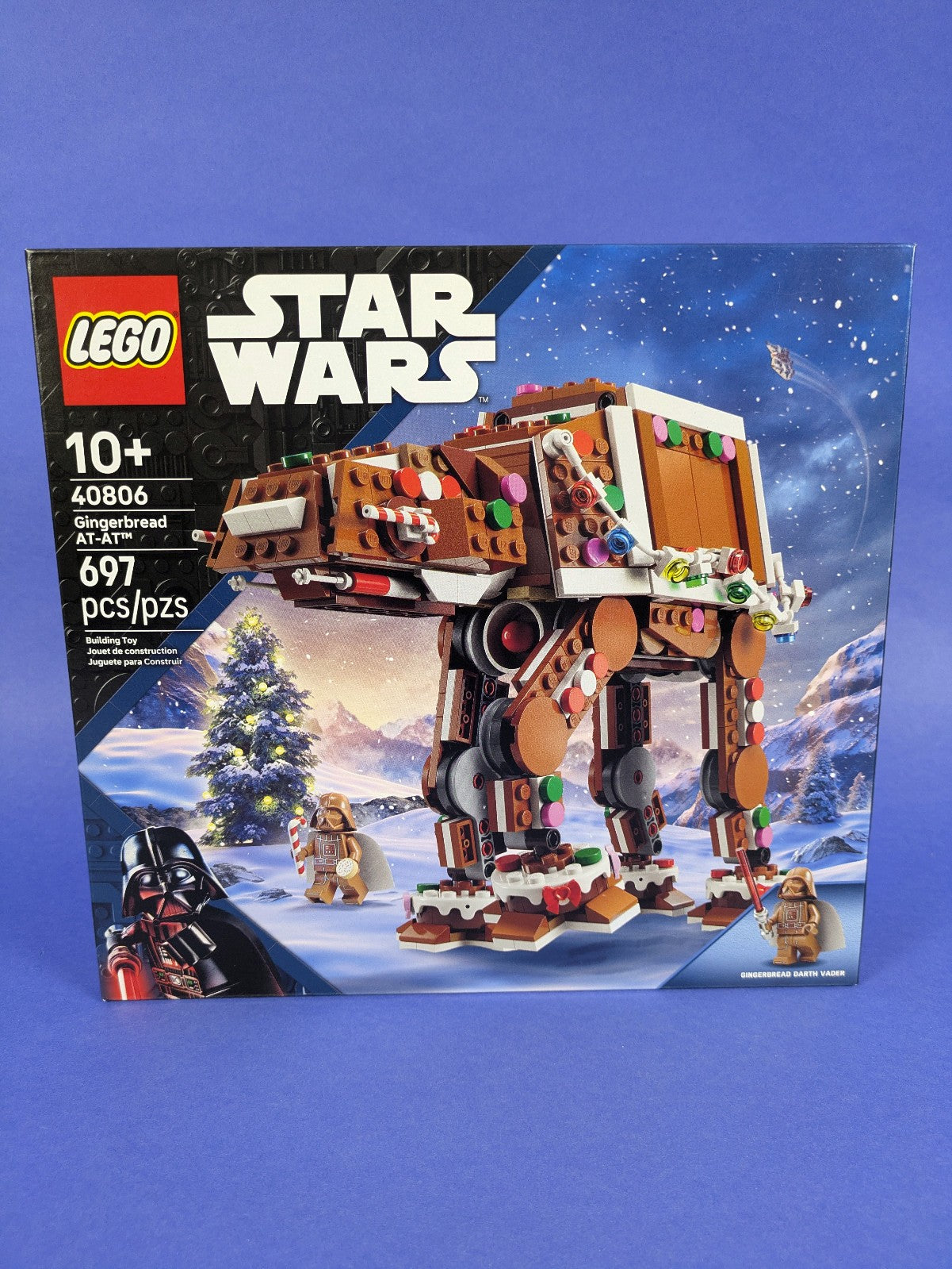 Lego Star Wars: Holiday & Event: Christmas:  Gingerbread AT-AT 40806 - NEW!