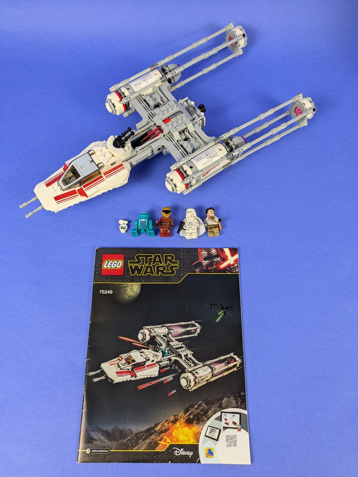 Lego Star Wars: Resistance Y-Wing Starfighter Set 75249 - w/ Instructions