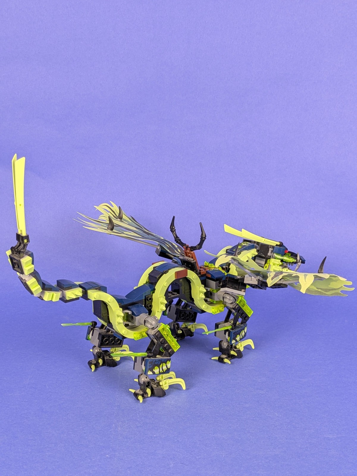 LEGO NINJAGO Attack of the Morro Dragon 70736 Incomplete Set Pre-Owned