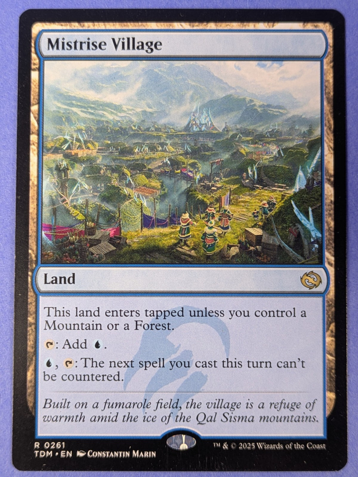 MTG Magic: Tarkir: Dragonstorm: Mistrise Village #0261 Rare - NM