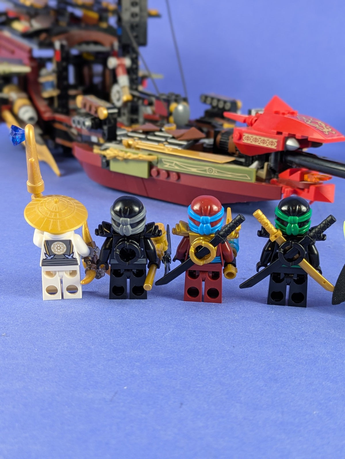 LEGO NINJAGO Final Flight of Destiny's Bounty 70738 Incomplete Set Pre-Owned