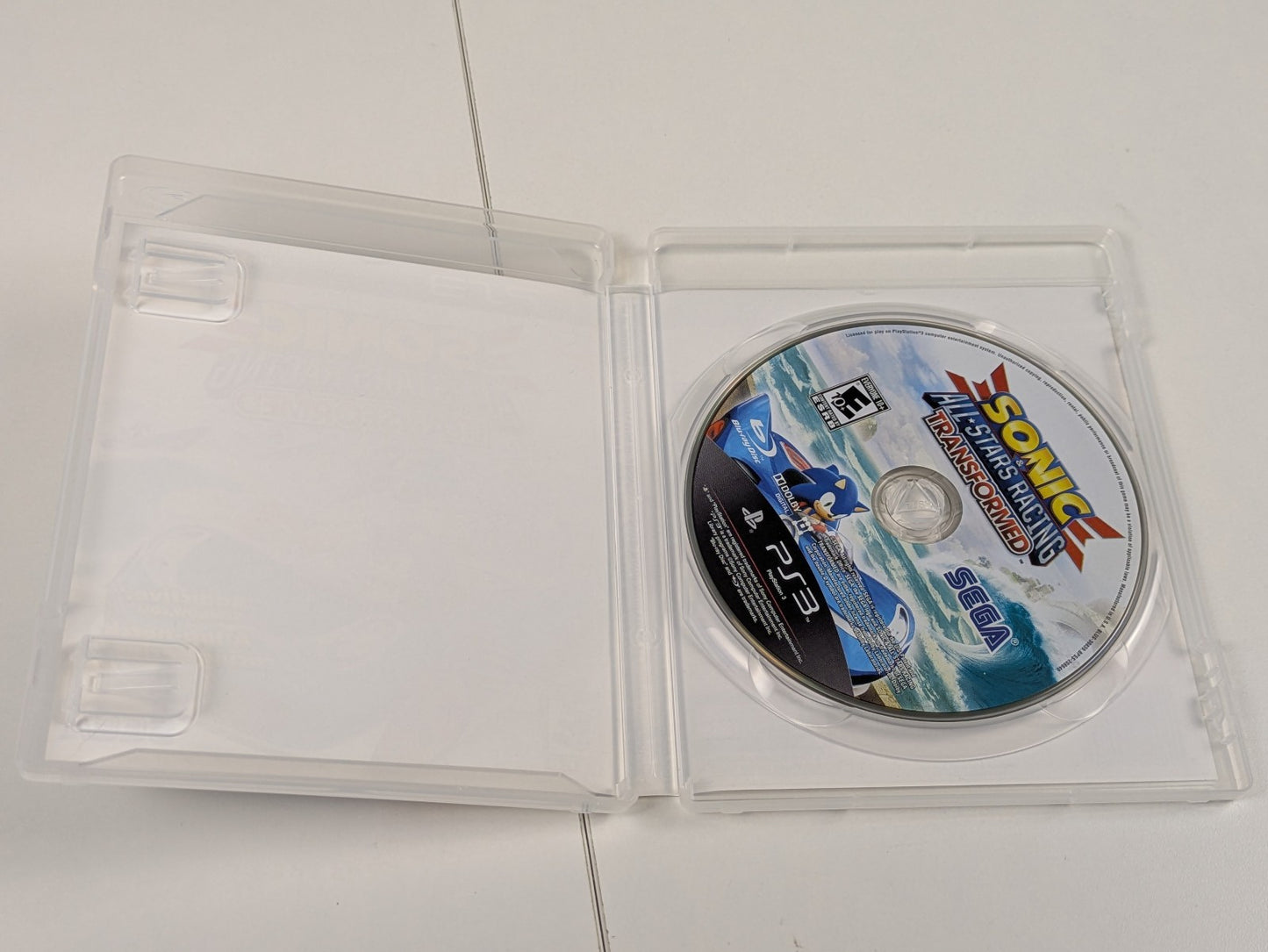 Sonic & All-Stars Racing Transformed (Sony PlayStation 3 PS3, 2012)