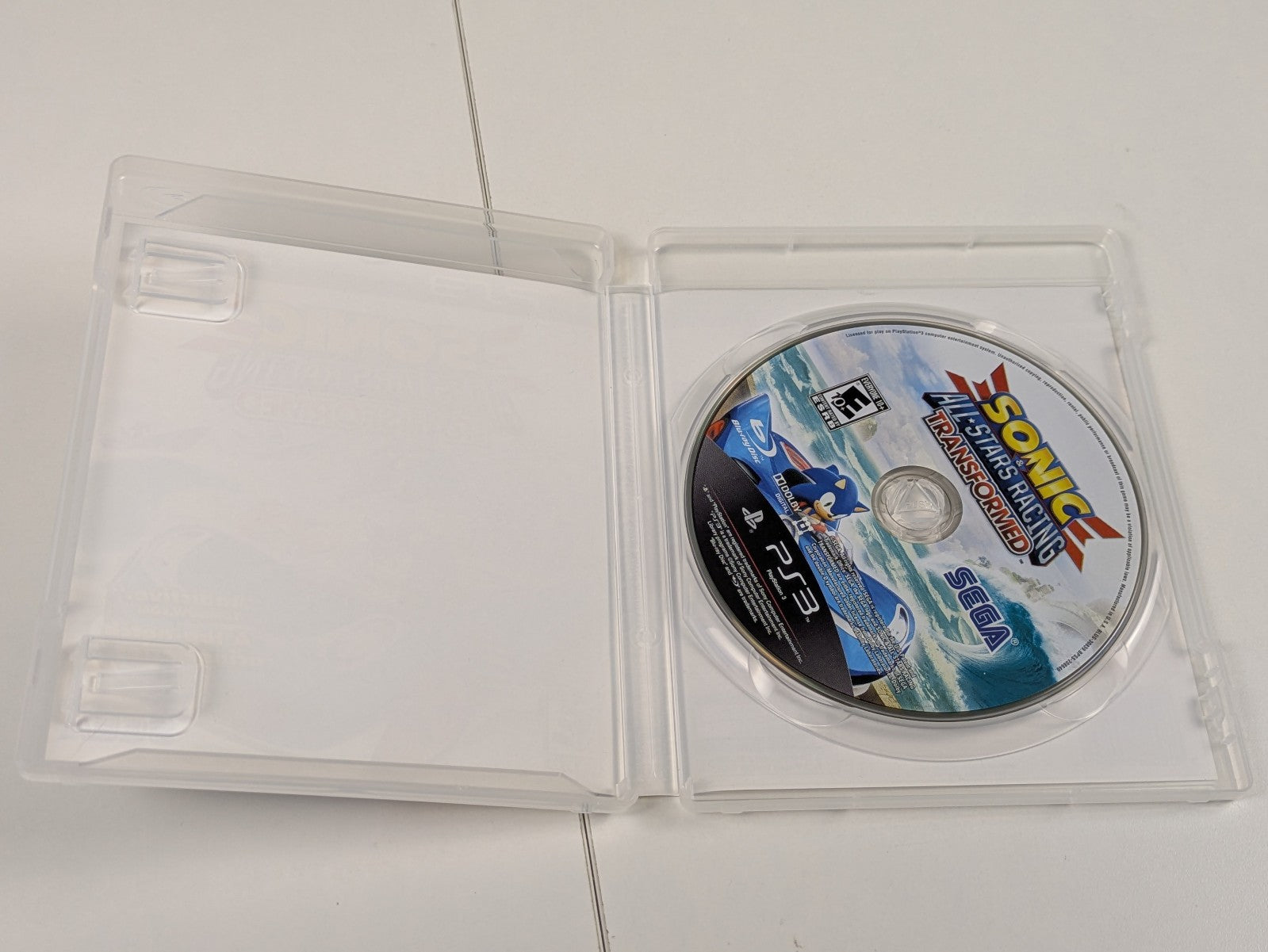 Sonic & All-Stars Racing Transformed (Sony PlayStation 3 PS3, 2012)