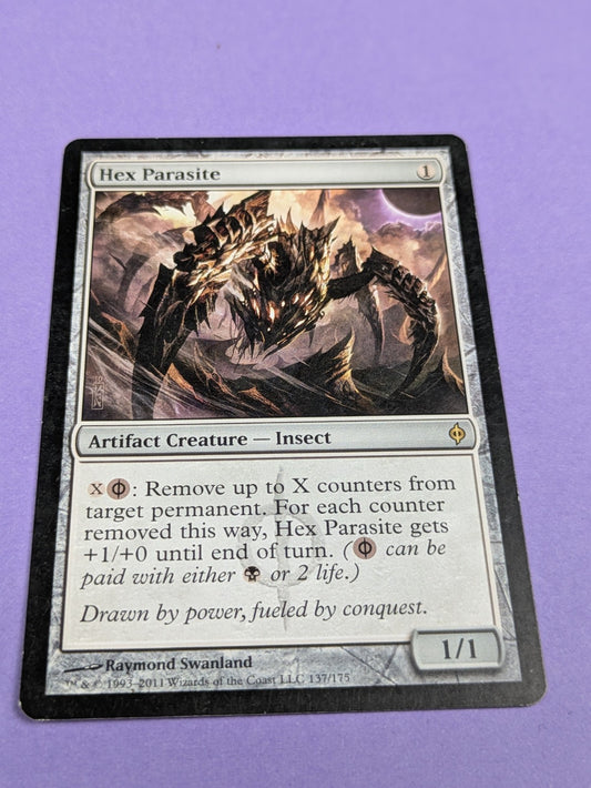 MTG Magic: New Phyrexia: Hex Parasite #137/175 Rare - LP