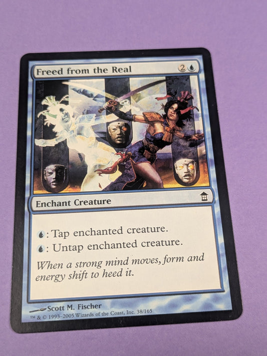 MTG Magic: Saviors of Kamigawa: Freed from the Real #38/165 Common - NM