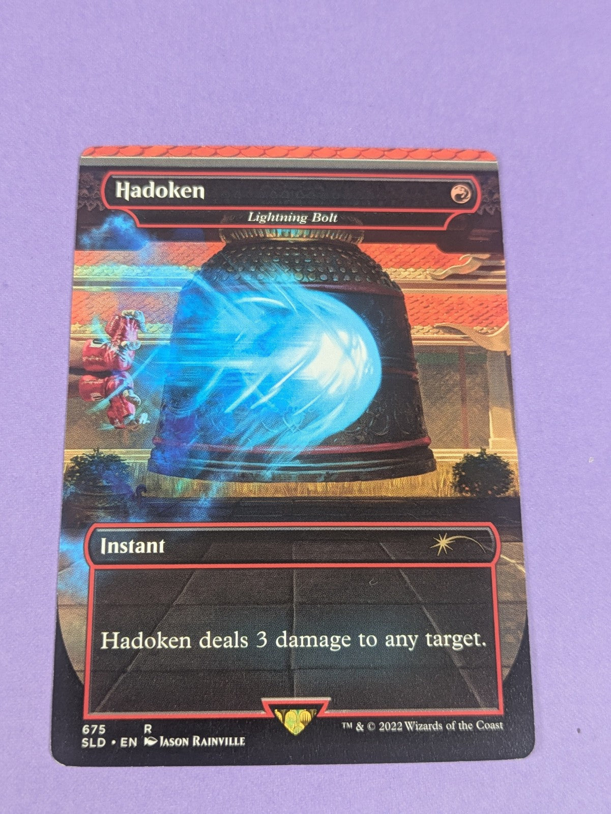 MTG Magic: Secret Lair Drop: Lightning Bolt Hadoken #675 Rare - NM