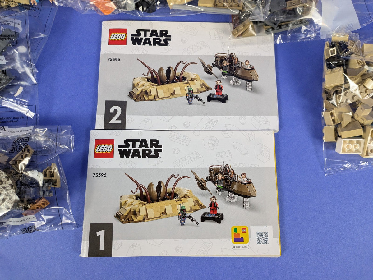 Lego Star Wars: Desert Skiff & Sarlacc Pit Set 75396 - Incomplete Set