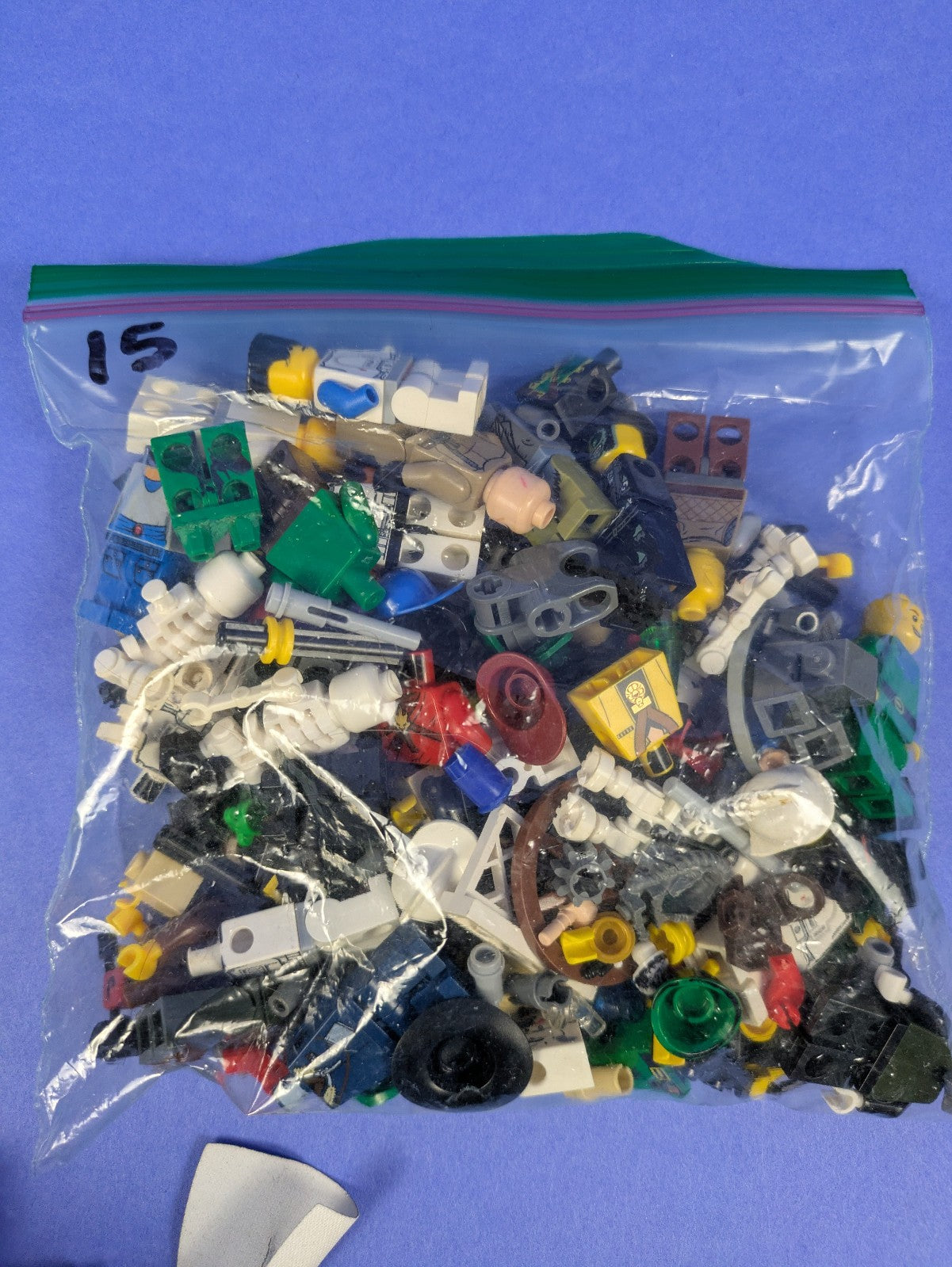 LEGO & Non-LEGO Assorted Minifigure and Random Parts Bundle Lot - 1 lb 5.3 oz